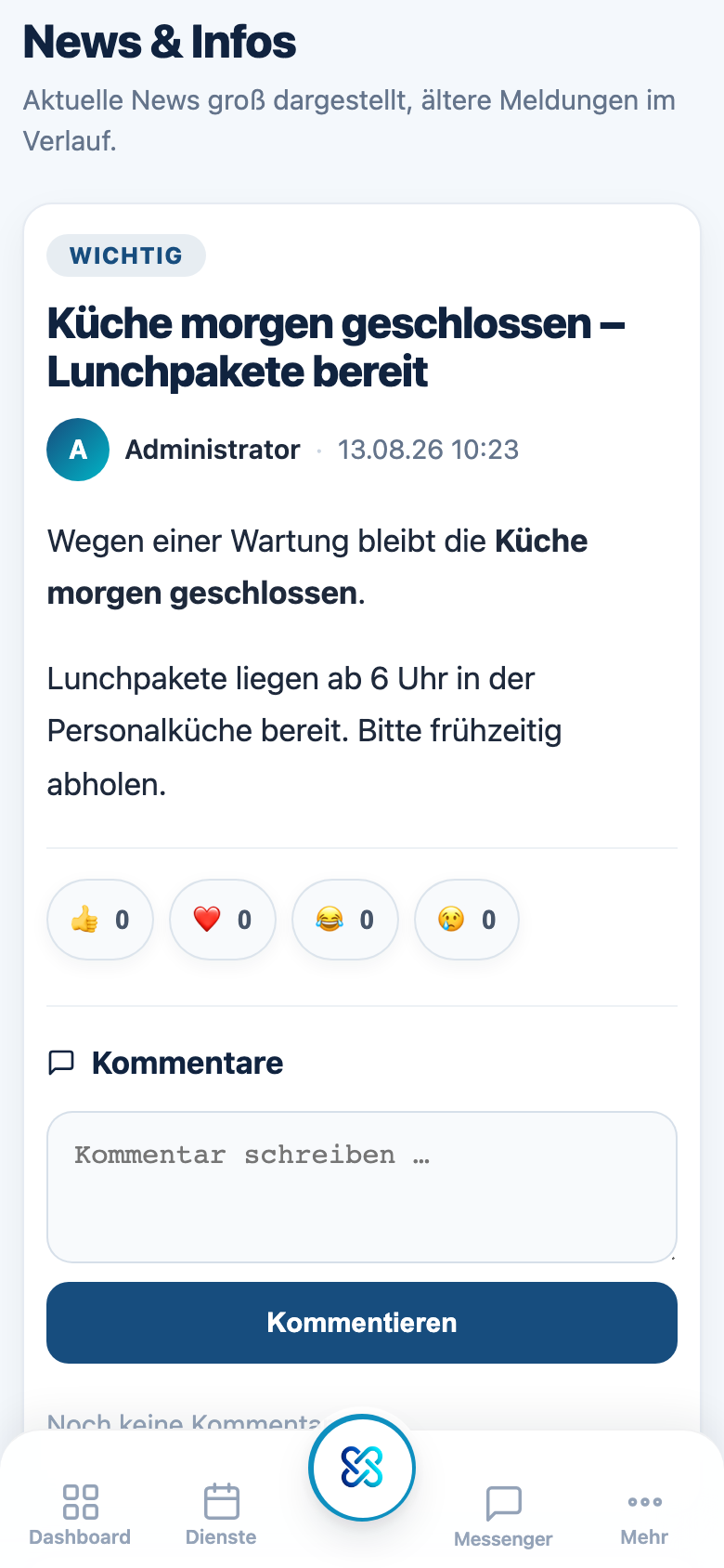 News in der App